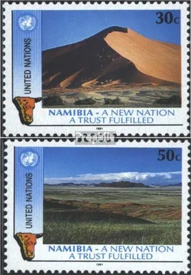 Produktbild von Briefmarken UNO - New York 1991 Mi 612-613 (kompl.Ausg.) gestempelt Namibia