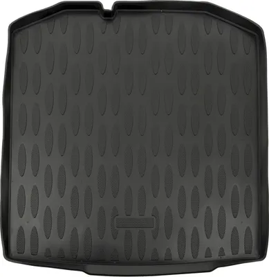 Image de Tapis De Coffre Caoutchouc Premium Pour Skoda Fabia 2 2007-2014 Kombi, Bord Haut, Antidérapant, Inodore, Toutes Saisons