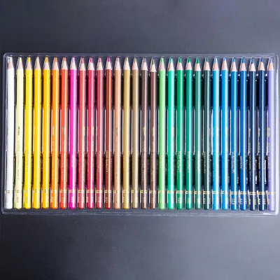 Image de Naroote Crayons de couleur-Set de crayons de couleur Soluble à l'eau avec sac de rangement Dessins pour dessiner, gribouiller, peindre et calligraphier (180 couleurs)