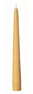 Produktbild von 100% Bienenwachs Kerzen, Spitzkerzen 200 x Ø 22 mm, 12 Stück