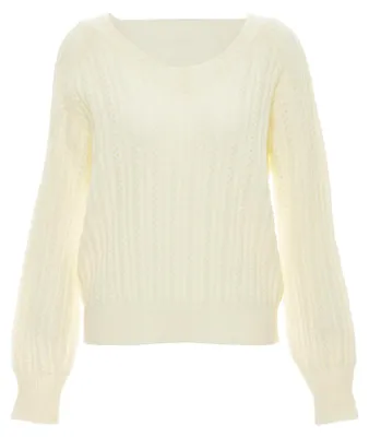 Produktbild von MALUBA Damen Pullover - Weiß, XS/S
