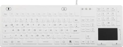 Immagine prodotto di Renkforce iM-IKB110-WH Tastatur USB QWERTZ Deutsch Schwarz - Weiß (iM-IKB110-WH)