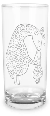 Produktbild von Mr. & Mrs. Panda Glas Giraffe Kind 200 ml - Transparent - Geschenk, Sohn, Wasserglas, Tumbler, Trinkglas, Cocktailglas, Lieblingsmensch, Longdrinkglas, Tochter, Afrika
