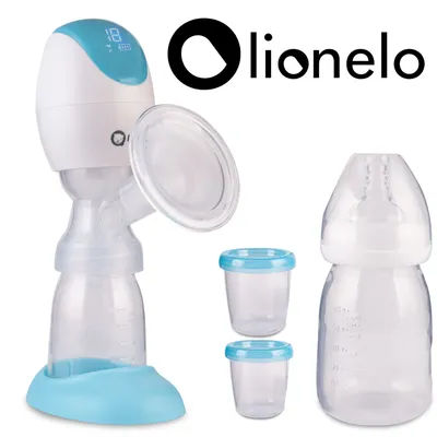 Produktbild von Elektrische Milchpumpe Lionelo Fidi 15-Saugstufen 10-Massagestufen BPA frei LED SET