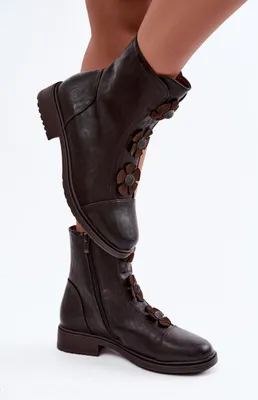 Image de Bottines pour femmes, modèle BOTO ASA295-5, couleur marron, taille 37