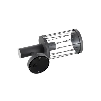 Produktbild von Lindby Außenwandlampe Yonan, Höhe 34 cm, anthrazit, Sensor