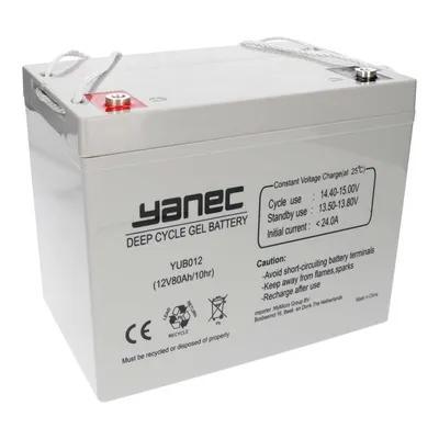 Immagine prodotto di Yanec -Gel -Batteria 12V 80AH