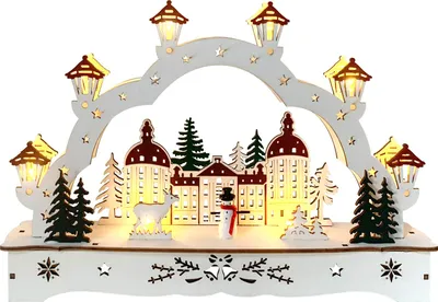 Immagine prodotto di Arco luminoso in bianco moderno Serratura invernale