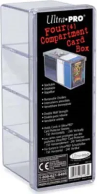 Zdjęcie produktu dla Ultra Pro - 4-komorowe pudełko do przechowywania kart