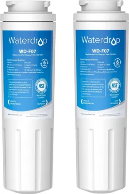Zdjęcie produktu dla Filtr wody do lodówki Waterdrop 2X UKF8001, kompatybilny z UKF8001, UKF8001AXX, UKF8001P, UKF9001, PuriClean II, Whirlpool 4396395, FILTER 4