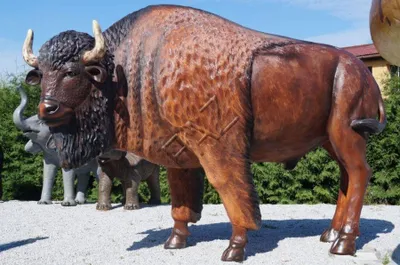 Zdjęcie produktu dla Design Buffola figurka rzeźba figurki rzeźby ogród zoo dekoracja
