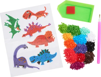 Produktbild von Diamond Painting Sticker Bastelset "Dinos"