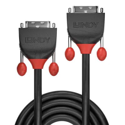 Produktbild von LINDY DVI-D Single Link Kabel Black Line 2m