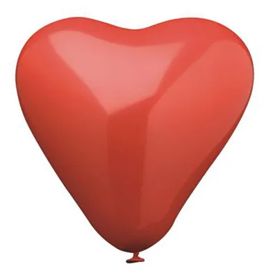 Zdjęcie produktu dla Papstar Herz Luftballons rot medium für Helium geeignet 4 Stück