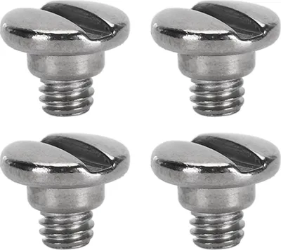 Productafbeelding van 4 stuks naaimachine drukplaat schroef, metalen vervanging voor XR3773, GX37, SM1704, XM1010, XM2701, Intl LX3817