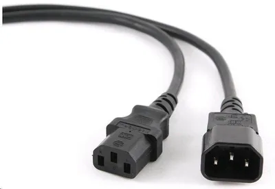 Image de Cordon d'alimentation C-TECH, rallonge, 3m Alimentation VDE 220/230V