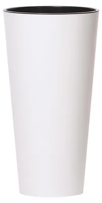 Image de Élégant pot de fleurs en plastique durable, diamètre 20 cm