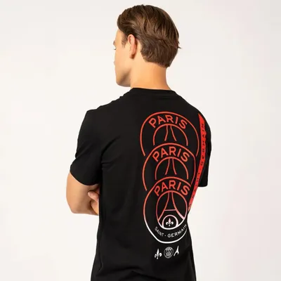 Produktbild von PSG Logo T-Shirt Herren - Größe M - Paris Saint-Germain - Fanartikel - Fußball