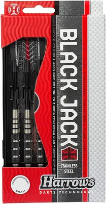 Produktbild von Harrows Darts 880602, Stahlspitze, Schwarz, Grau, Edelstahl, 22 g