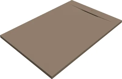 Produktbild von SANYCCES SIENA Rechteckige Duschwanne SanyDur Gel Coat 100 x 80 cm, moka