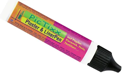 Produktbild von KREUL Pluster & LinerPen Hobby Line "PicTixx" weiß 29 ml