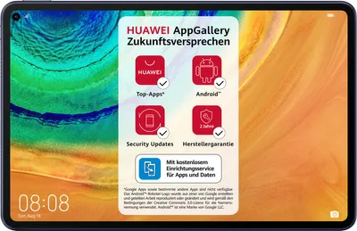 Produktbild von HUAWEI MatePad Pro WiFi 8+256GB - midnight gray (HMS Info)