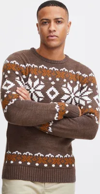 Solid SDNorwig Herren Winter Strickpullover Grobstrick