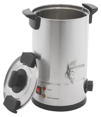Image de Fondeuse à cire, capacité de 8 litres, avec contrôle de la température, en argent