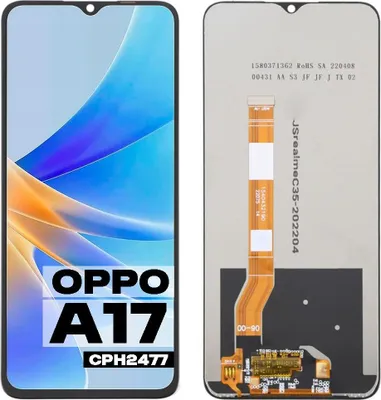 Zdjęcie produktu dla Oryginalny wyświetlacz LCD i ekran dotykowy, zamiennik ekranu do Oppo A17 CPH2477 A17k A77 IPS REF, części zamienne do smartfonów