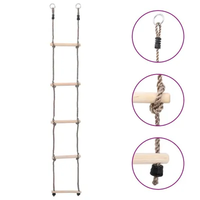Image de Vidaxl Leiter mit 5 Sport 210 cm Festkiefer
