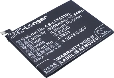 Produktbild von TECHTEK Akku Kompatibel mit [LeTV] Max, MX1, X900 Ersetzt LT633