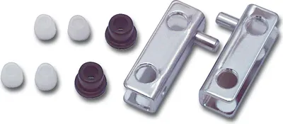 Produktbild von Glastür Scharnierset 4-6, Zapfdurchmesser 5 mm, Zapfenhöhe 5 mm