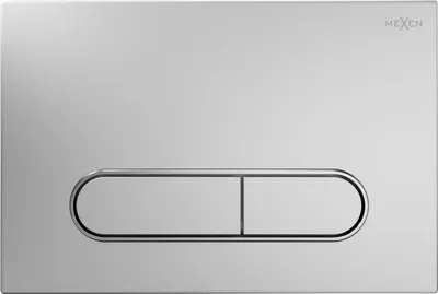 Image de Fenix 11 bouton de chasse, chrome mat /compatible avec Geberit Sigma UP300 et UP320/ (601102)