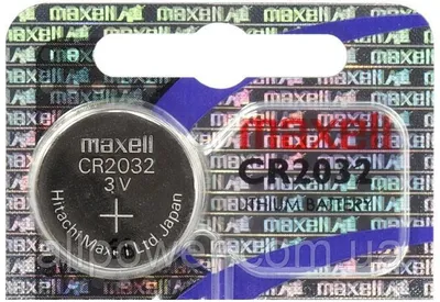 Produktbild von Maxell Battery Lithium CR2032, Lithium Polymer (LiPo), 3V, CR