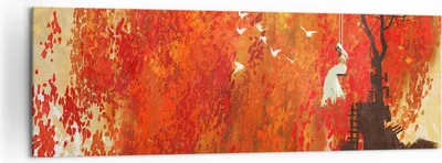 Produktbild von Bild auf Leinwand - Leinwandbild - Frau Abstraktion - 160x50cm - Wand Bild - Wanddeko - Wandbilder - Leinwanddruck - Bilder - Kunstdruck - Wanddekoration - Leinwand bilder - Wandkunst - AB160x50-3836