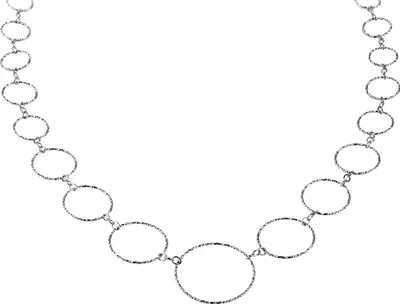Produktbild von Celesta Silber Collier 925 Silber rhodiniert 925/- Sterling Silber 42+3cm weiß ohne 352250093R