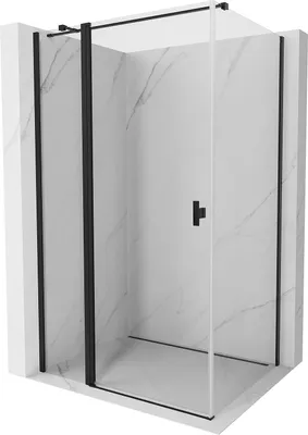 Obrázek produktu pro Mexen Mist T sprchový kout s otočnými dveřmi 80 x 85 cm, transparentní, černý - 8A4T-080-085-70-00