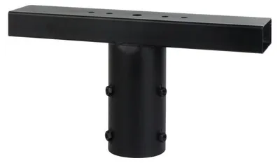 Image de Support de Projecteur T pour Mât d'Éclairage Noir