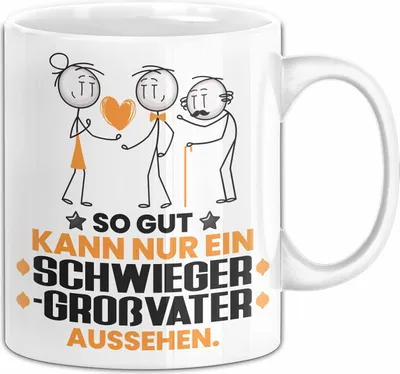 Produktbild von Schwiegergroßvater Geschenk Tasse So Gut Kann Nur Ein Schwiegergroßvater Aussehen Geschenkidee Kaffee-Becher (Weiß)