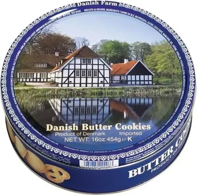 Zdjęcie produktu dla Ciastka maślane duńskie w puszce 454g - Biscotteria