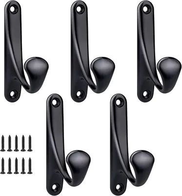 Produktbild von minimalistische,robuste Wandhaken aus Zinklegierung zum Anschrauben.