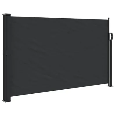 Obrázek produktu pro Zatahovací boční markýza černá 117 x 300 cm