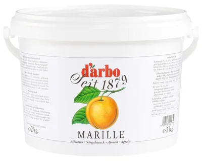 Image de Confiture d'abricots à tartiner Darbo Naturrein 2000g