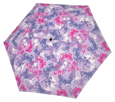 Image de doppler parapluie de poche parapluie Kids Mini Light Up Butterfly lilas