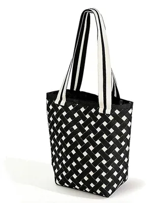 Produktbild von Gehäkelte Strandtasche für Damen im Boho-Stil, Sommertasche