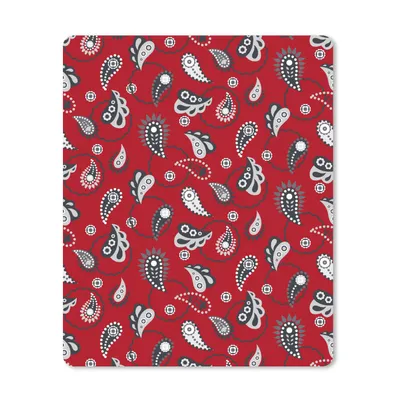 Produktbild von MuchoWow® Mauspad Mousepad Kopftuch - Flora - Retro - Design 19x23 cm - Mousepads - Maus Mat - Pad - Mausunterlage - Mauspads - Spielen