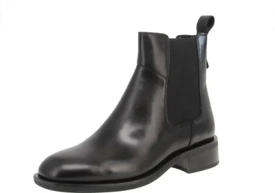 Produktbild von Vagabond Sheila Frauen Leder Chelsea Stiefel Schwarz – undefined / Schwarz
