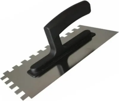 Produktbild von STALCO Edelstahlkelle 280x130 Zahnung 8/8