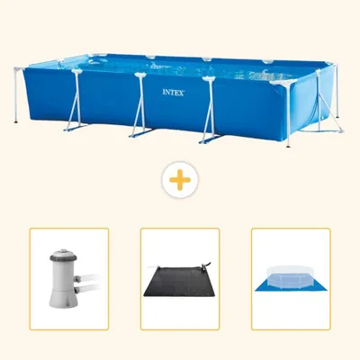Obrázok produktu pre Obdĺžnikový bazén s rámom – 450 x 220 x 84 cm – 4-dielny – model SCB79