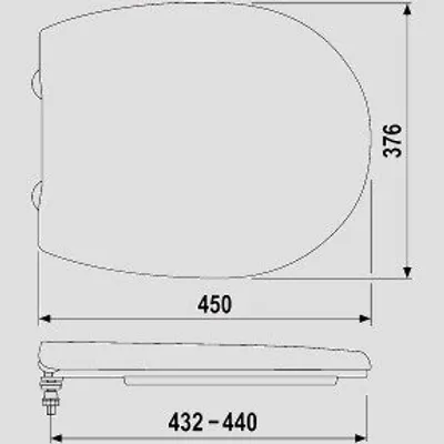 Produktbild von SANIT 56.750.01..S000 WC-Sitz 3000D (highline D)